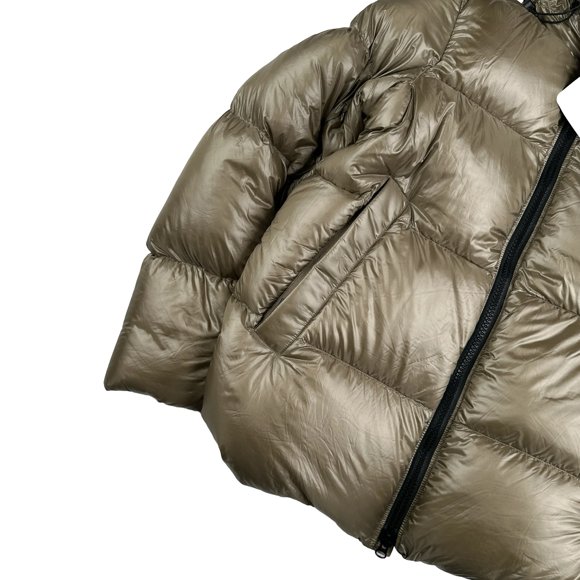 Canada Goose Gold Black Badge Crofton Down Jacket - Large