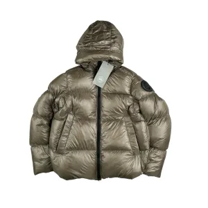Canada Goose Gold Black Badge Crofton Down Jacket - Large