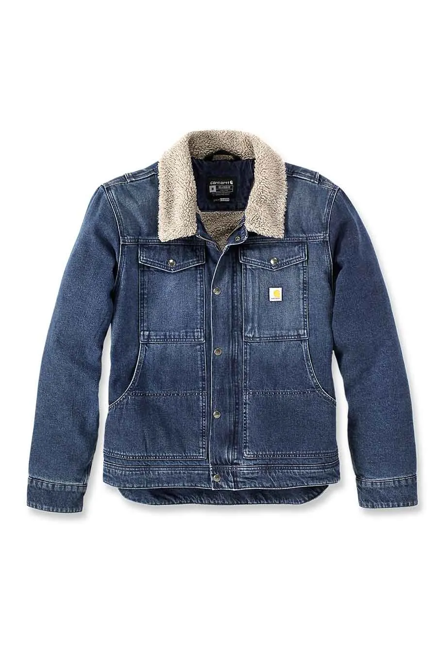 Carhartt&#x20;Work&#x20;Jacket&#x20;Denim&#x20;Sherpa&#x20;Lined&#x20;106323