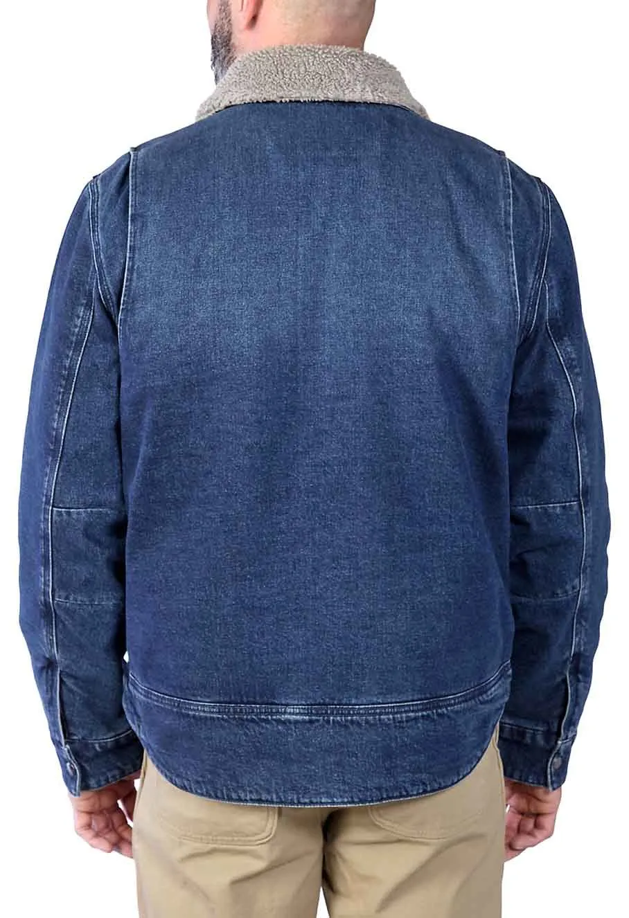 Carhartt&#x20;Work&#x20;Jacket&#x20;Denim&#x20;Sherpa&#x20;Lined&#x20;106323