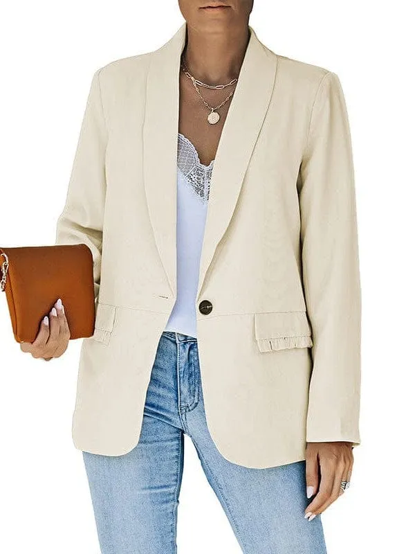 Casual Long Sleeve Blazer