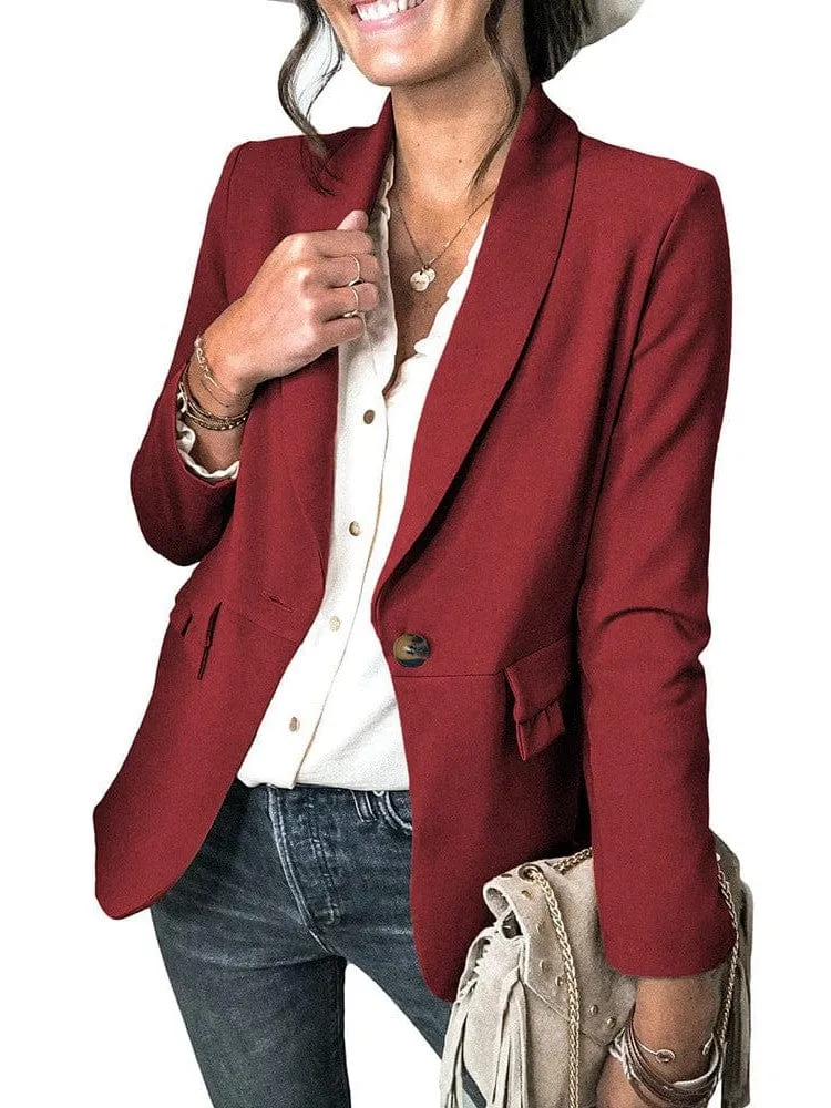 Casual Long Sleeve Blazer