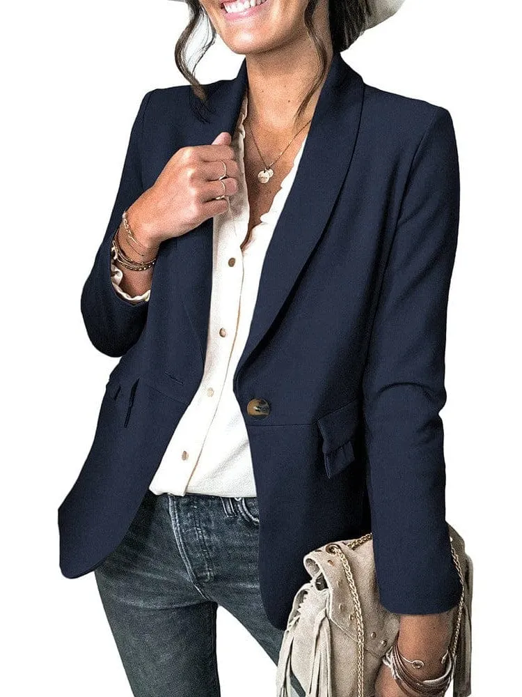 Casual Long Sleeve Blazer