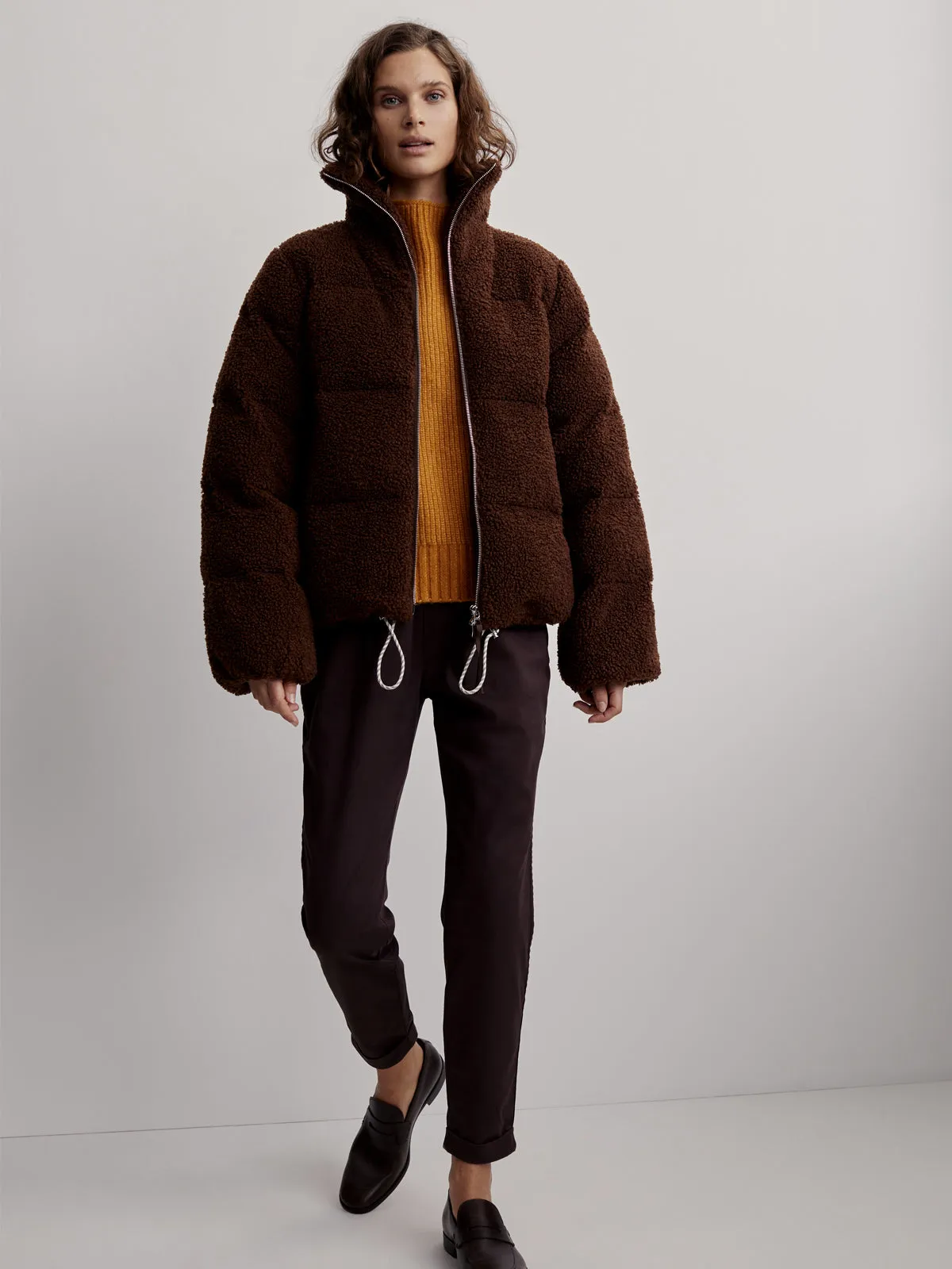 Chestnut Wilkins Sherpa Puffer Jacket