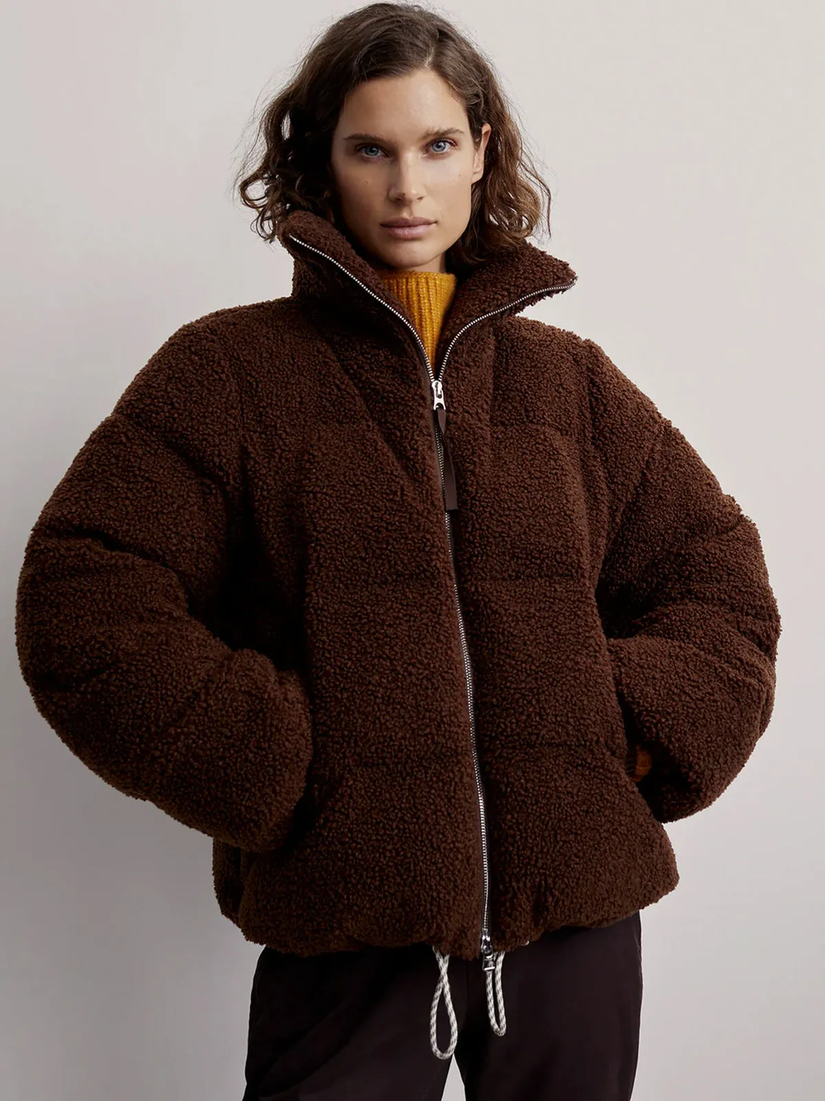 Chestnut Wilkins Sherpa Puffer Jacket