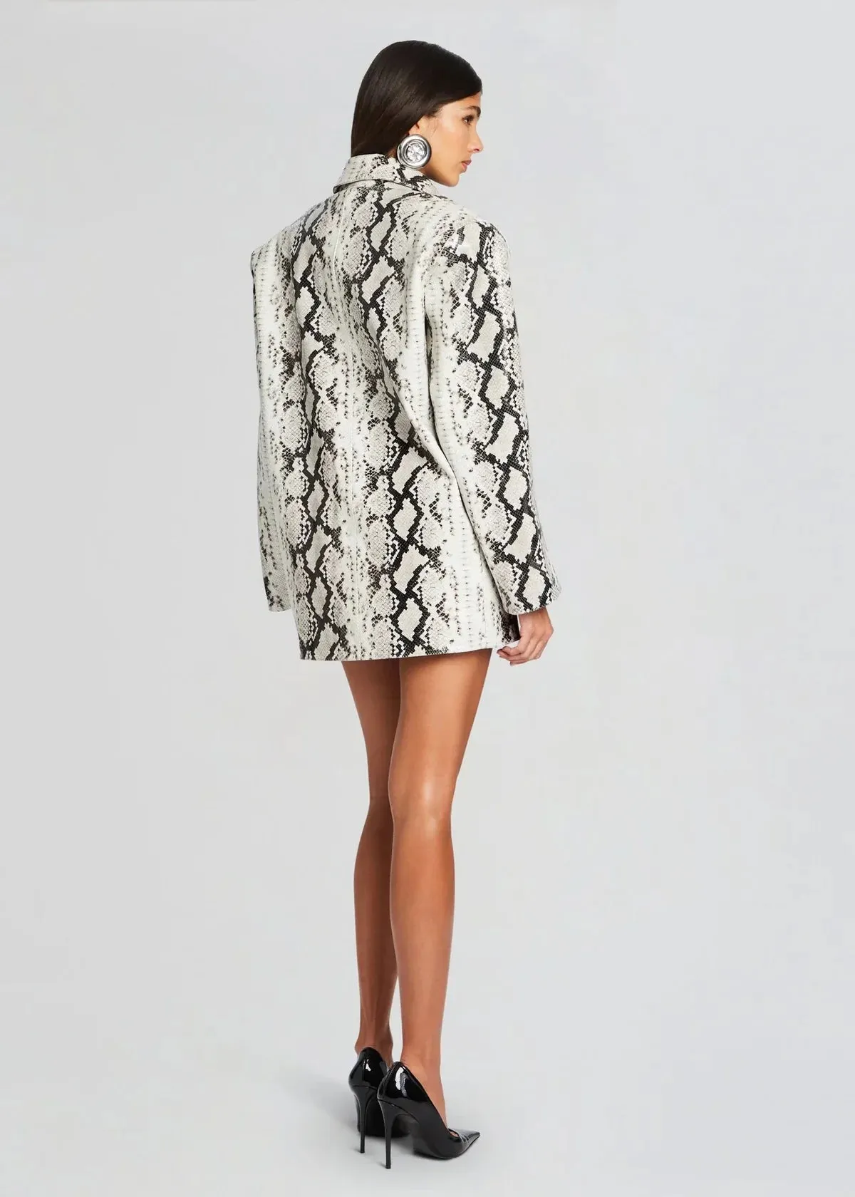 CHLOE LEATHER BLAZER