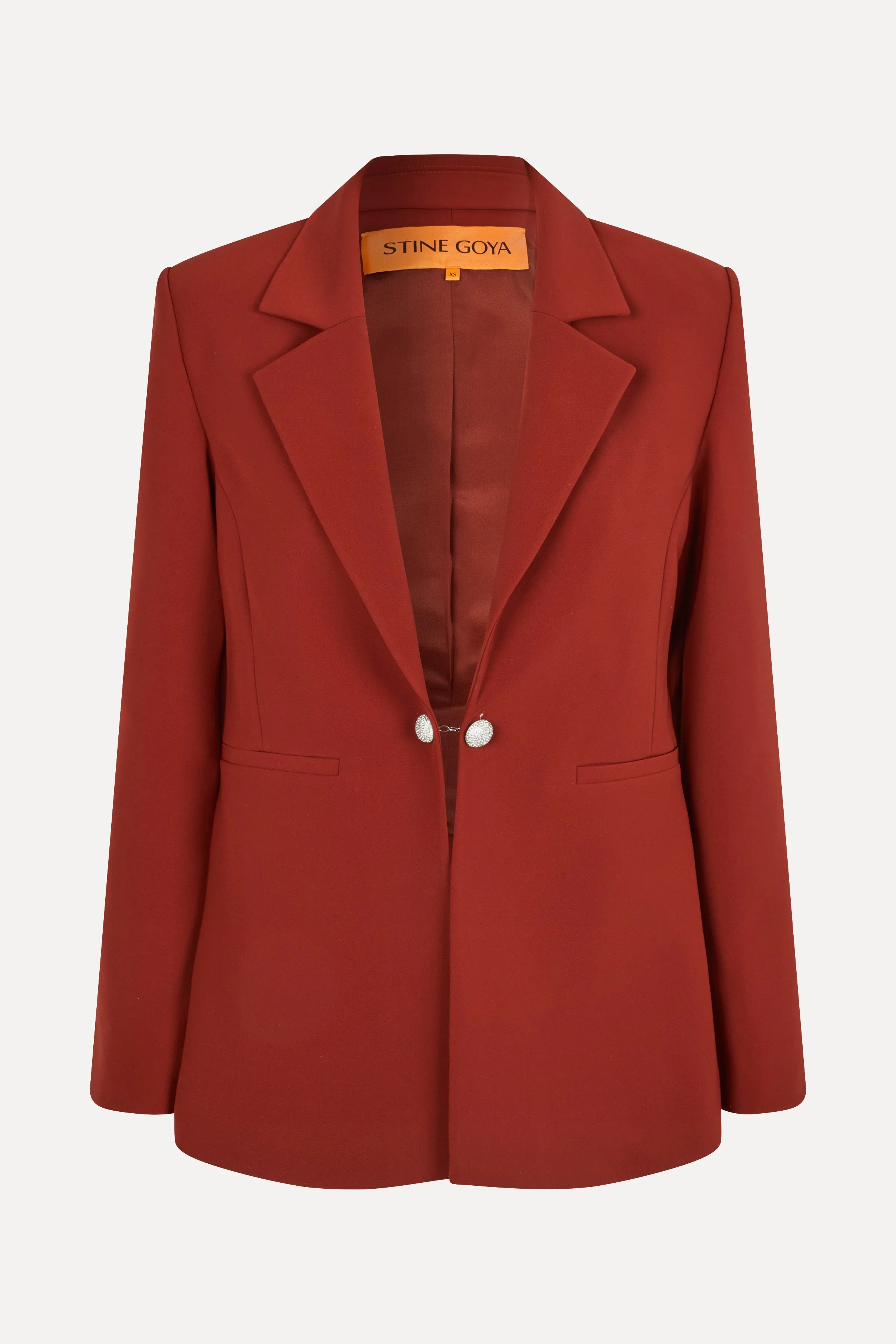 Classic Fit Blazer - Bordeaux