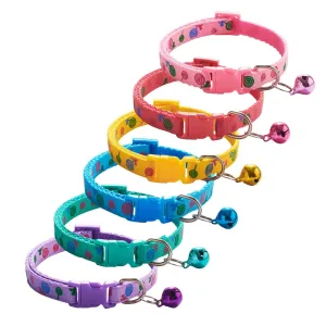 Classic Pet Dog Cat Lollipop Bow Bell Tie