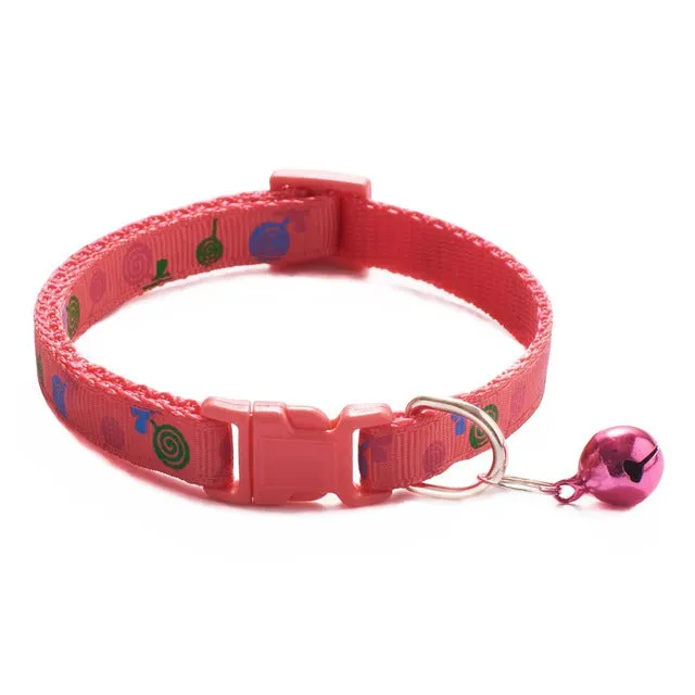 Classic Pet Dog Cat Lollipop Bow Bell Tie
