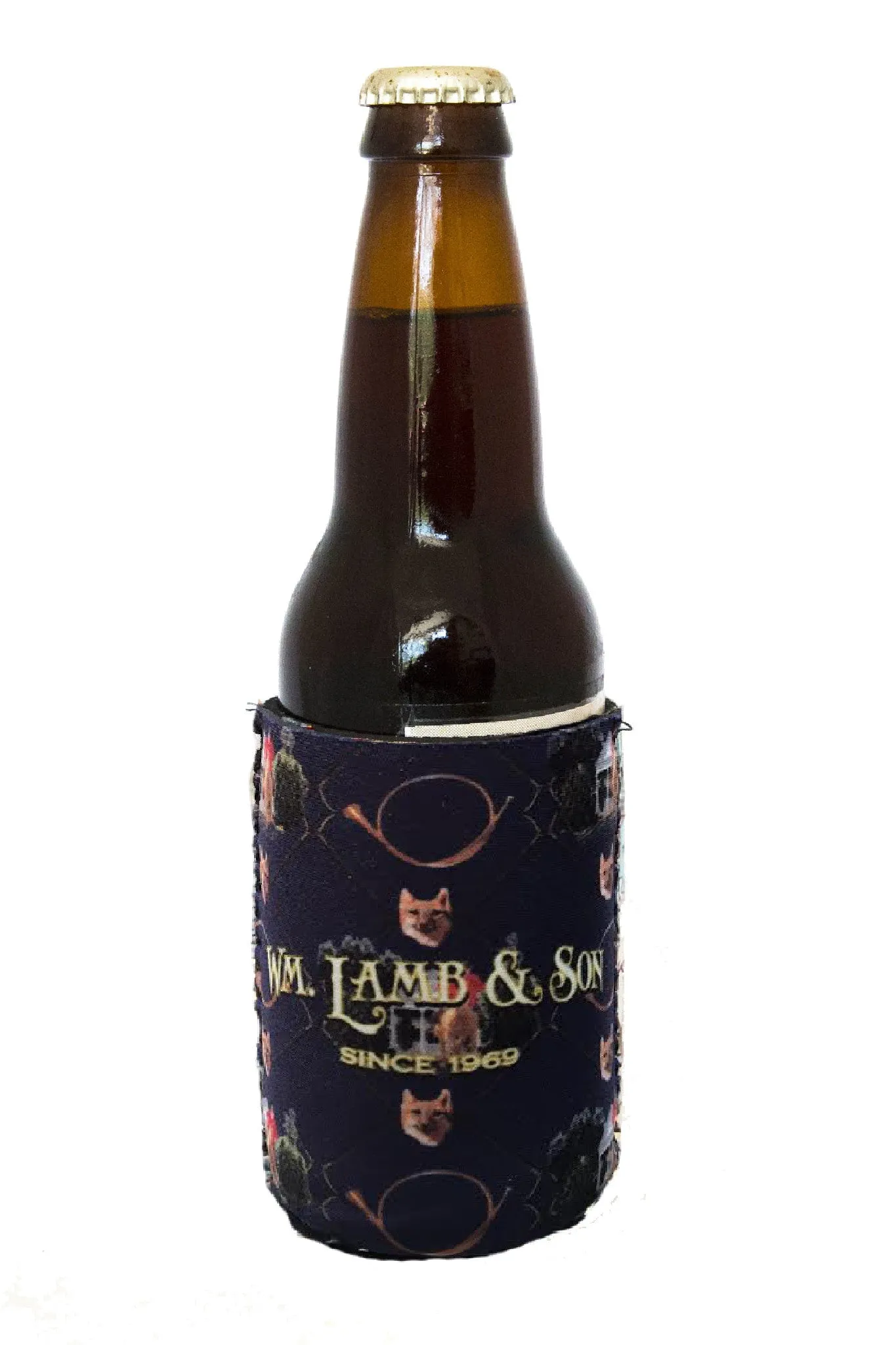 Coozie - Navy Fox Hunt