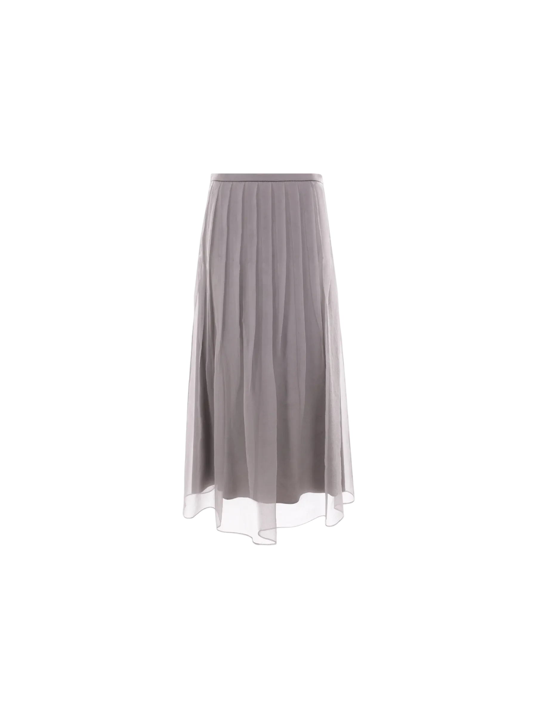 Crispy Chiffon Midi Skirt