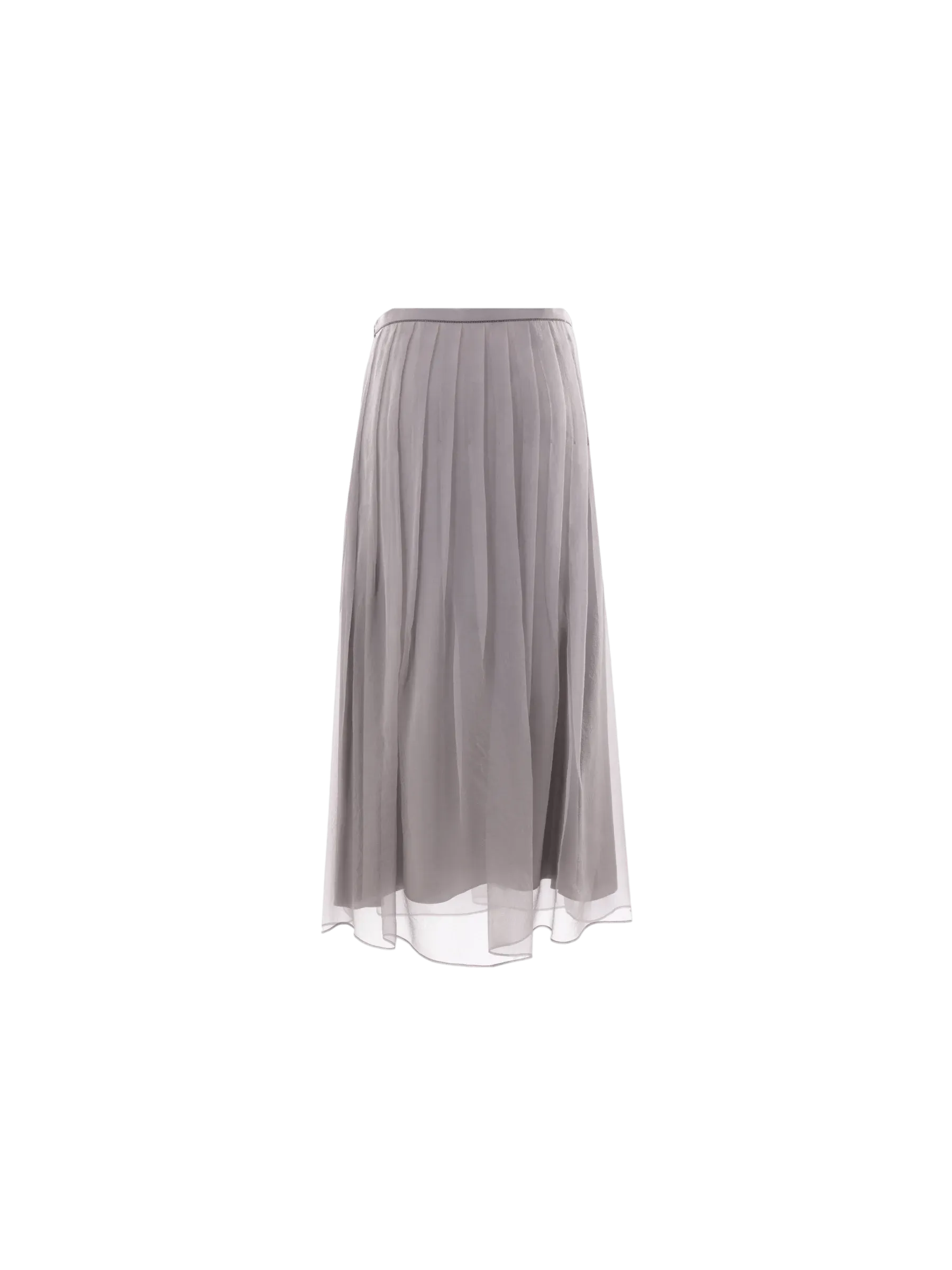 Crispy Chiffon Midi Skirt