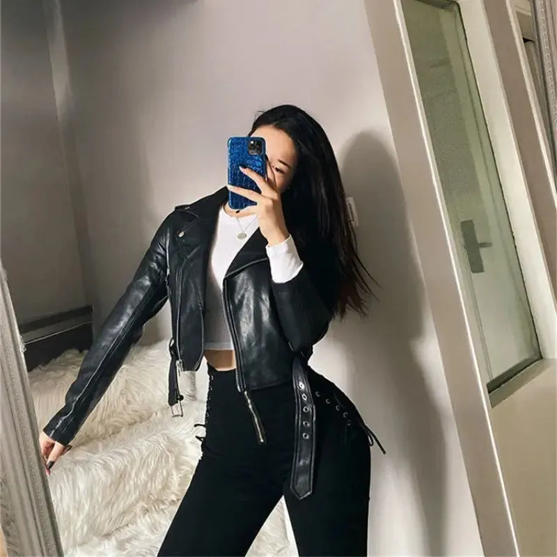 Cross Lace up Waist Jeans