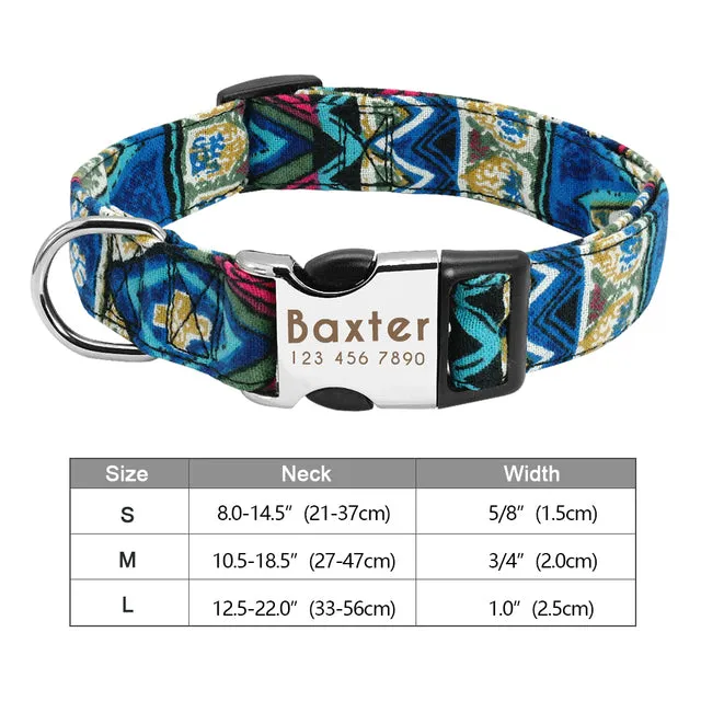 Custom Engraved Dog Collar Accessories