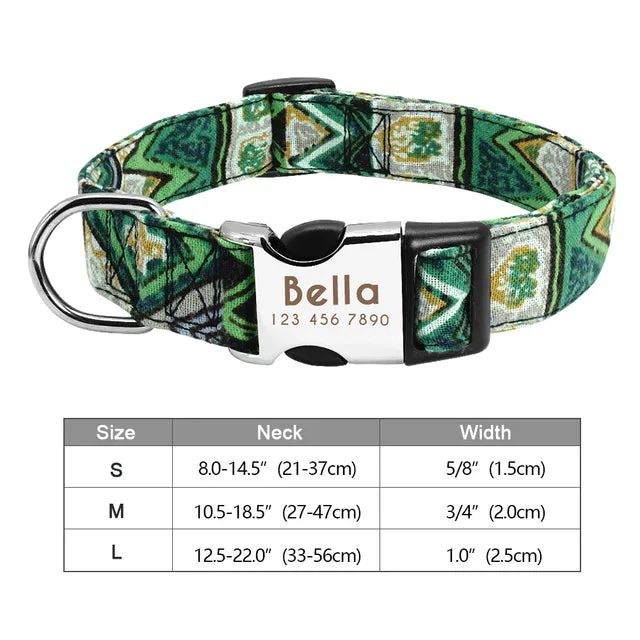 Custom Engraved Dog Collar Accessories