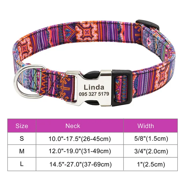 Custom Engraved Dog Collar Accessories