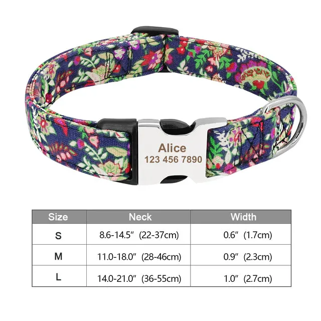 Custom Engraved Dog Collar Accessories