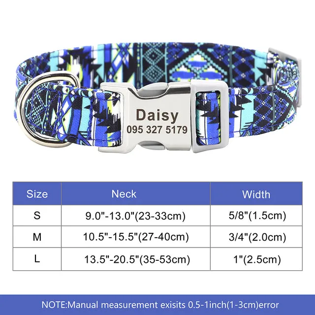 Custom Engraved Dog Collar Accessories