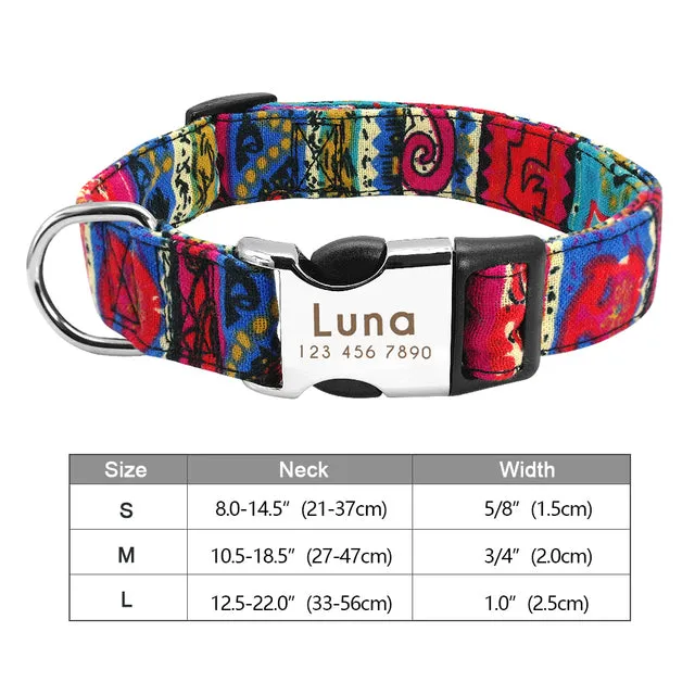Custom Engraved Dog Collar Accessories