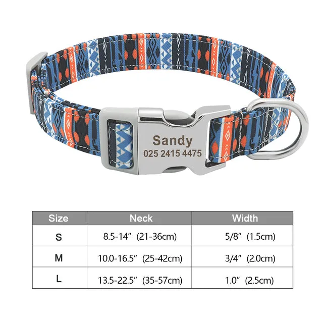 Custom Engraved Dog Collar Accessories