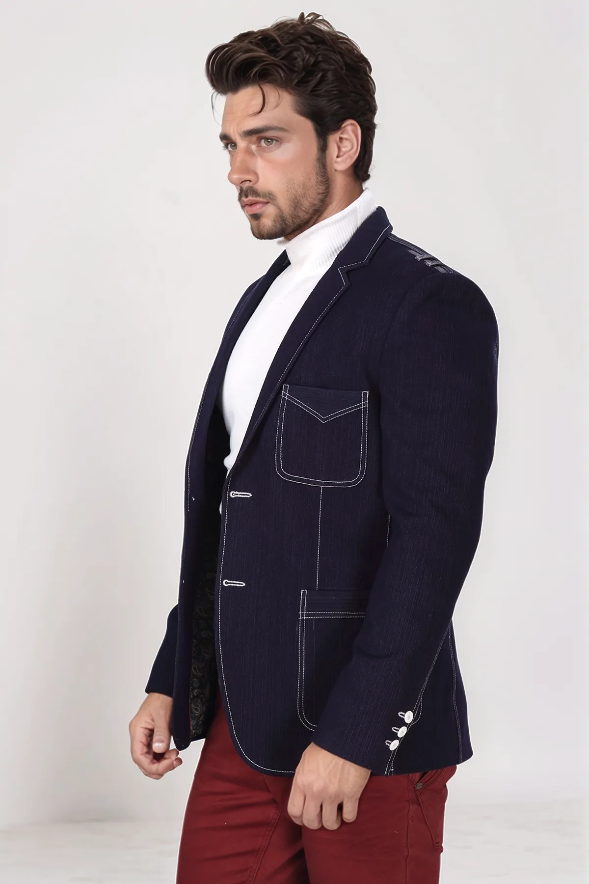 Dark Wine Blazer