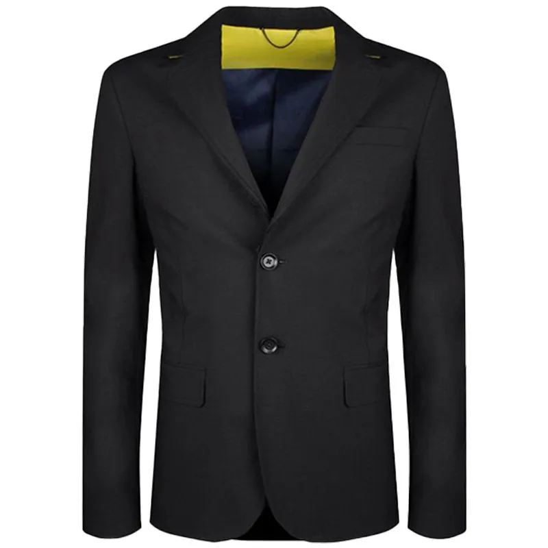 DIESEL J VEGAS Mens Blazer 2X Button Slim Fit Casual Single Breasted Coat Black