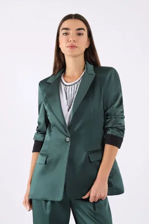 Dixie Satin green Blazer