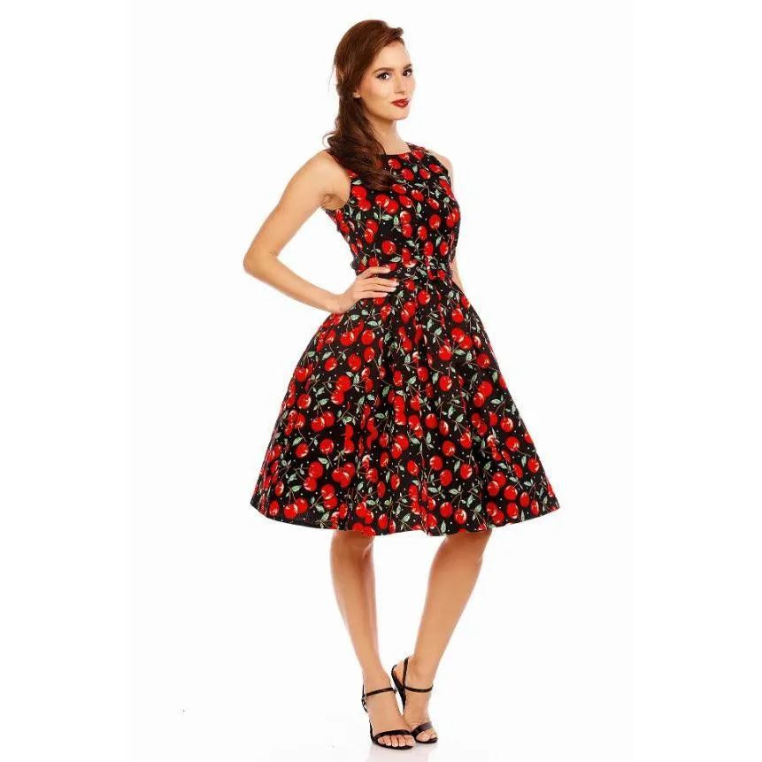 Dolly & Dotty Annie Swing Dress in Cherry Print