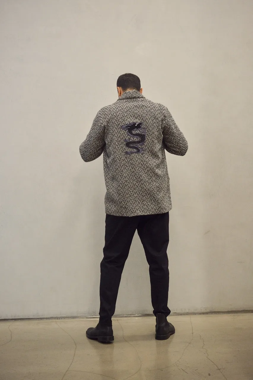 Dragon Grey Reversible Blazer BLZ190