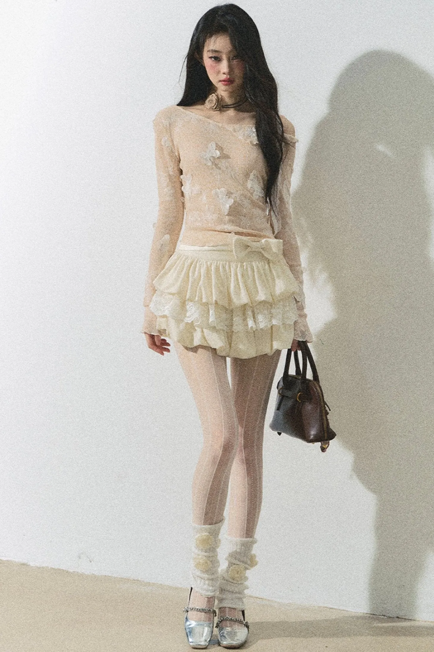 Elegant A-Line Pleated Skirt