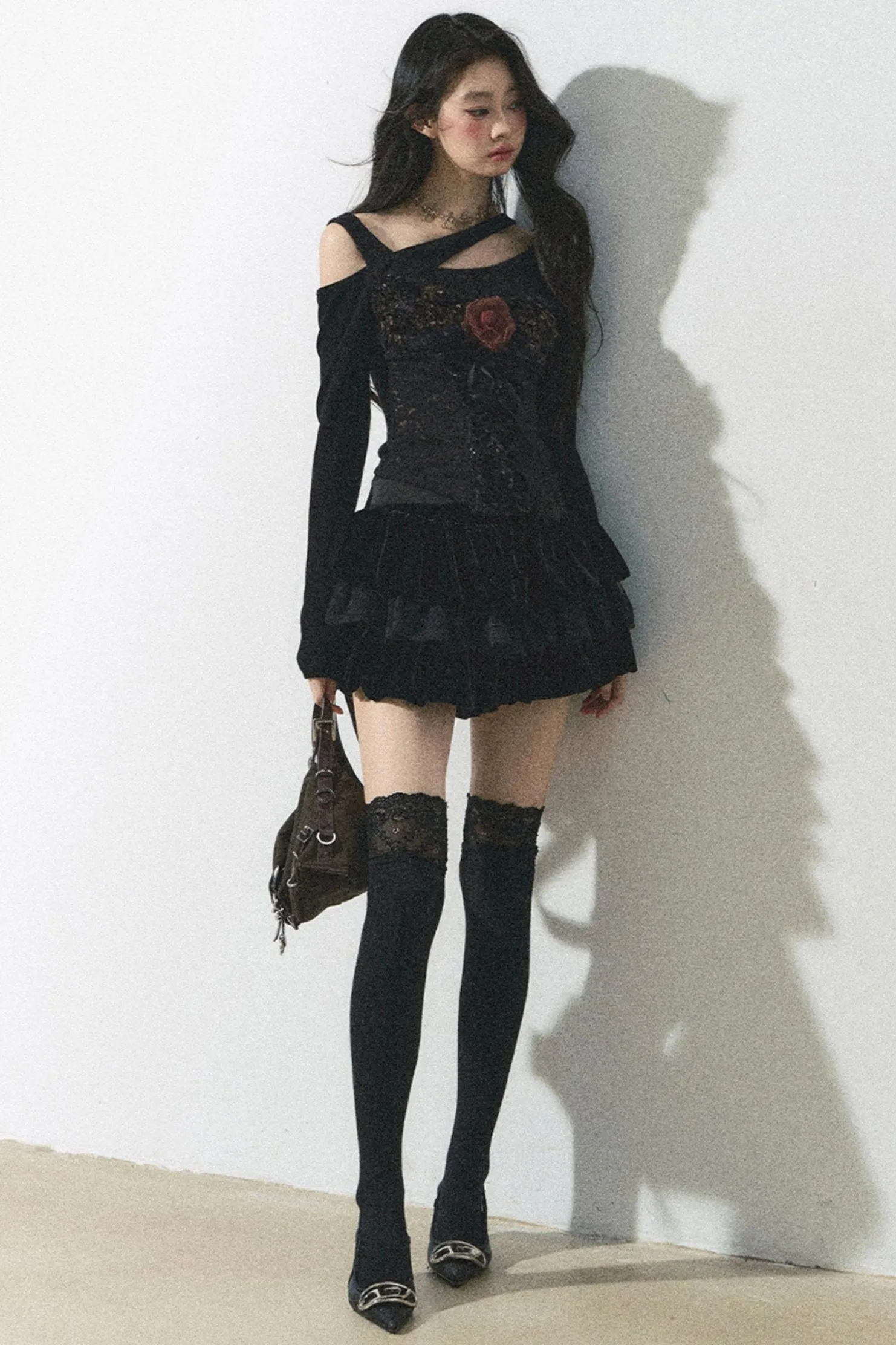 Elegant A-Line Pleated Skirt