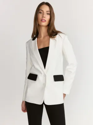 Endless Rose Long Sleeve Colorblock Collared Blazer - Brands We Love