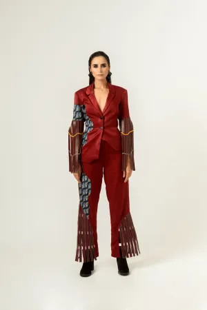 Ennui Leathered Blazer