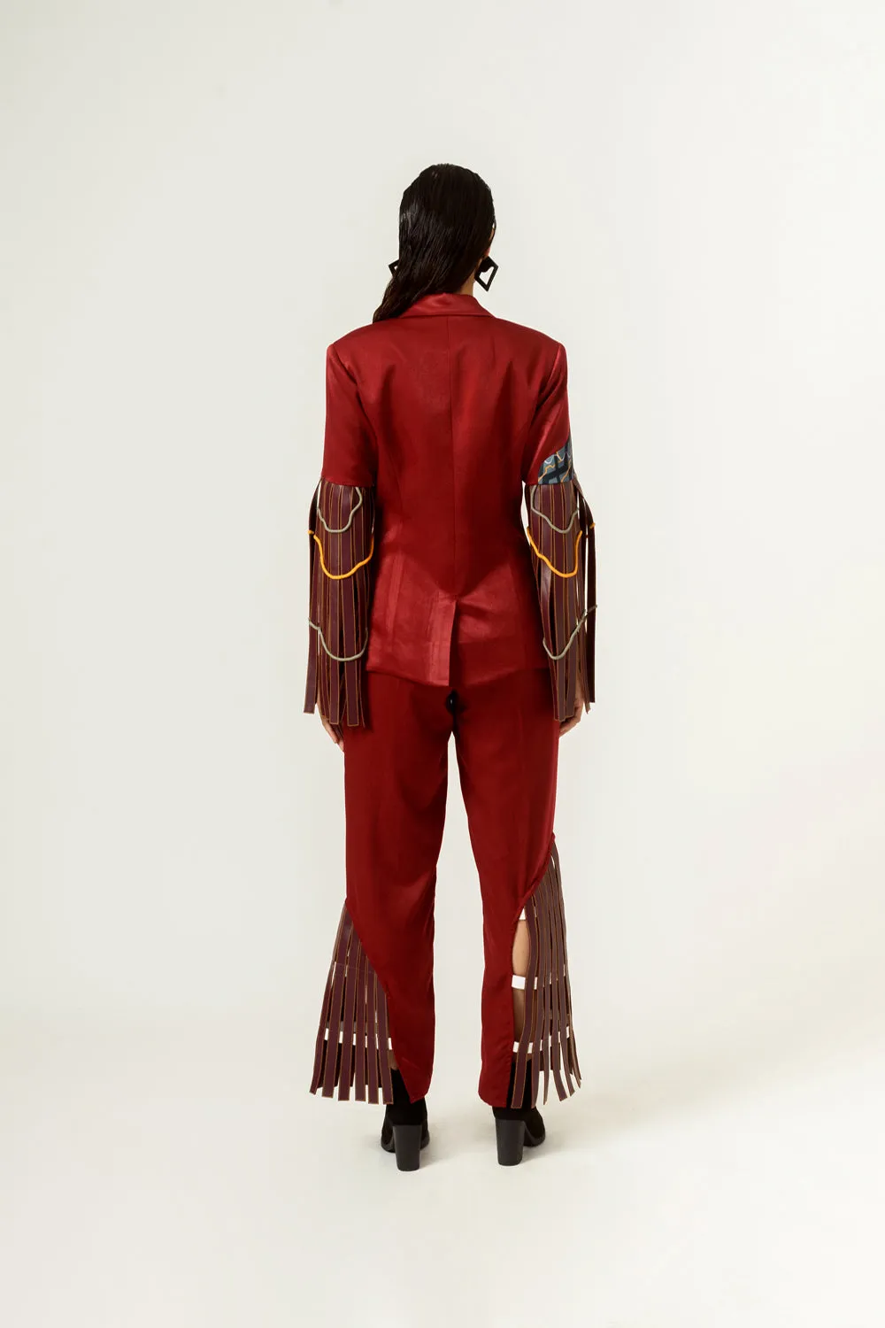 Ennui Leathered Blazer