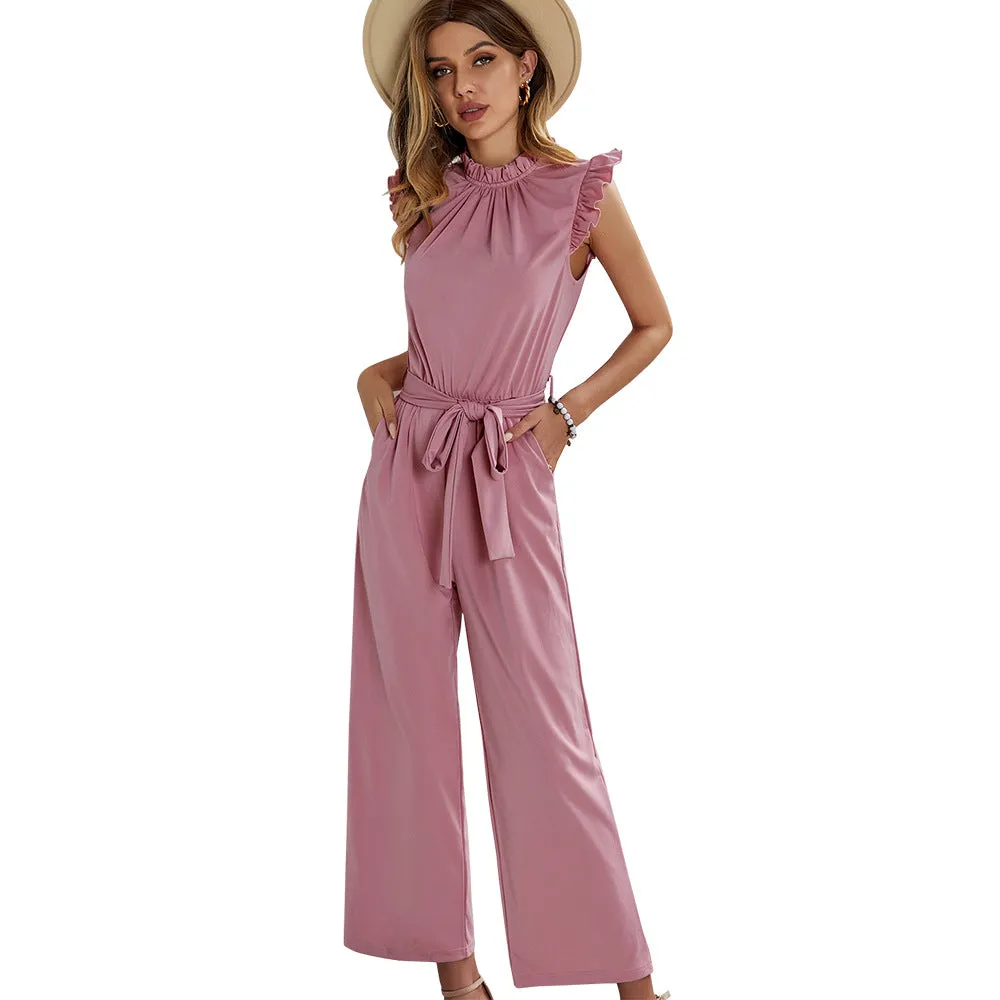 Fashion High Elastic Casual Jumpsuit