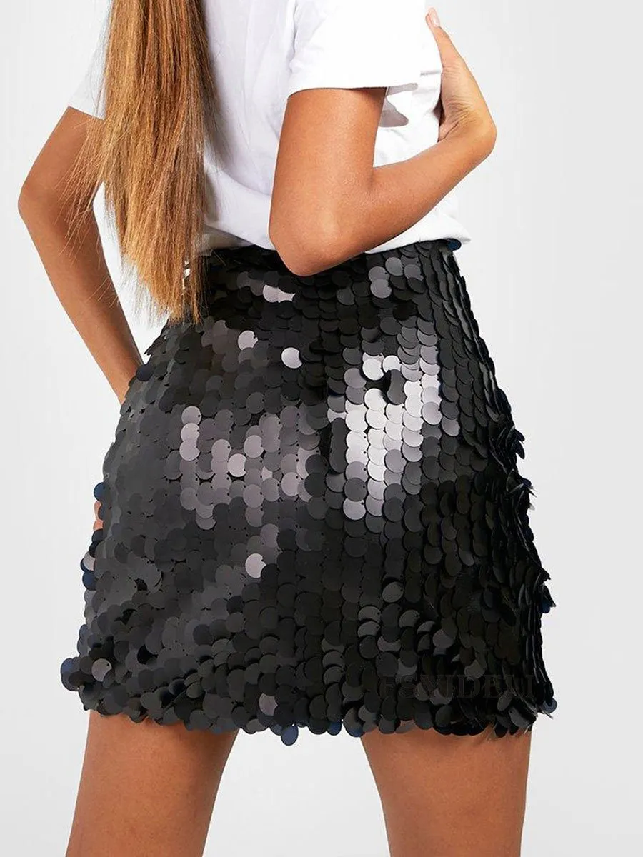 Fashion Sequined Slim Sexy Skirt