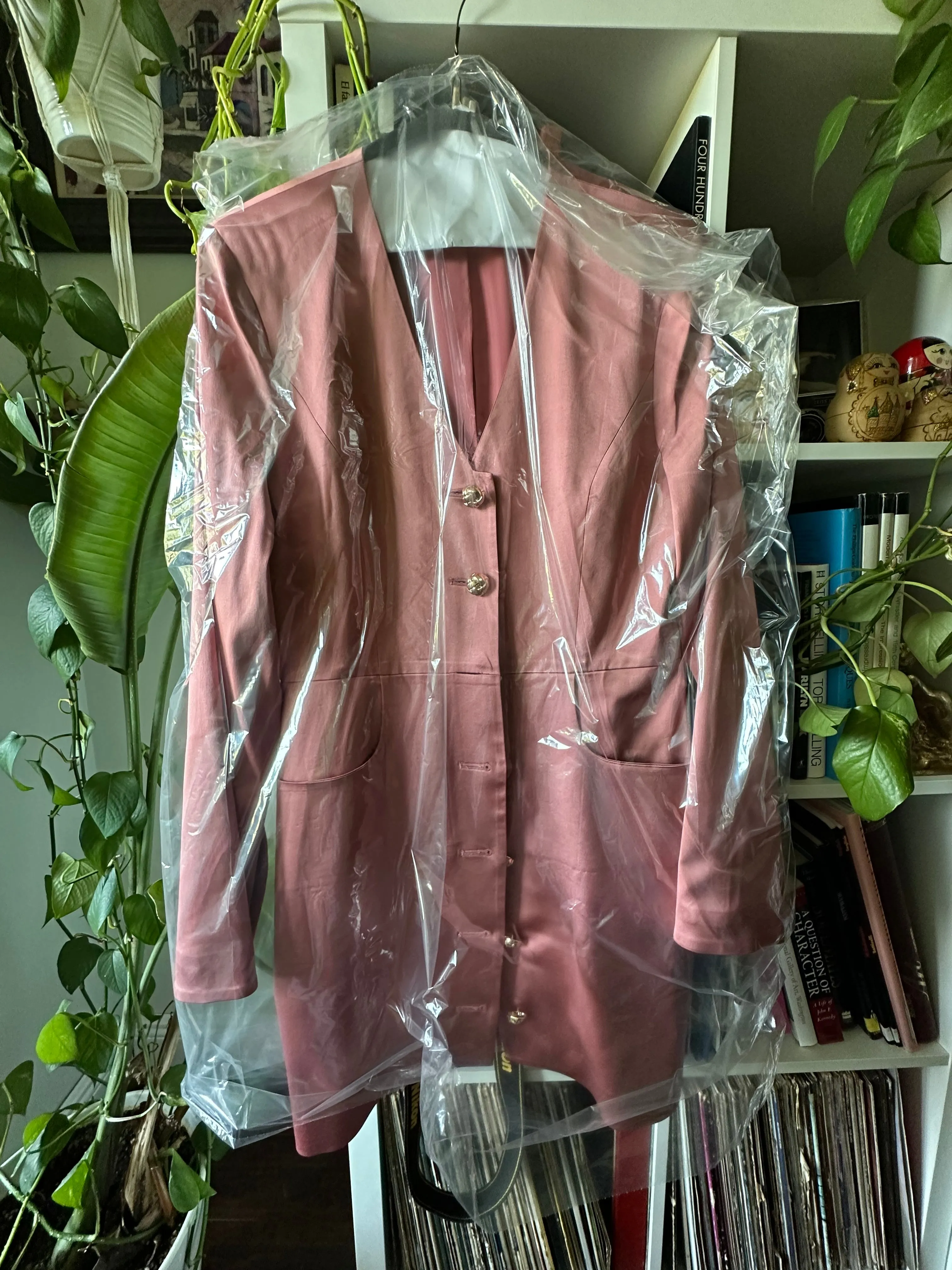 Favorite Daughter Rose Audrey Shirt Mini Dress Corset Blazer