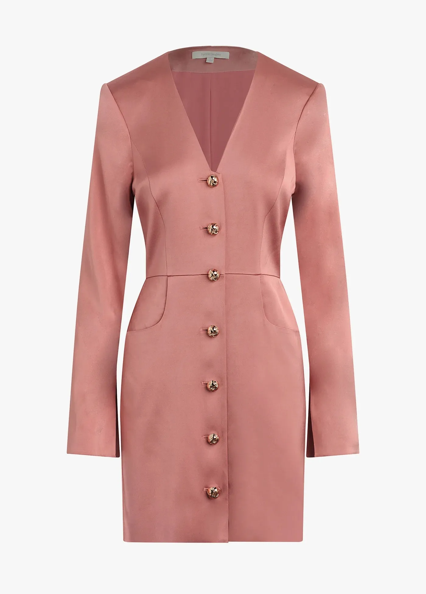 Favorite Daughter Rose Audrey Shirt Mini Dress Corset Blazer