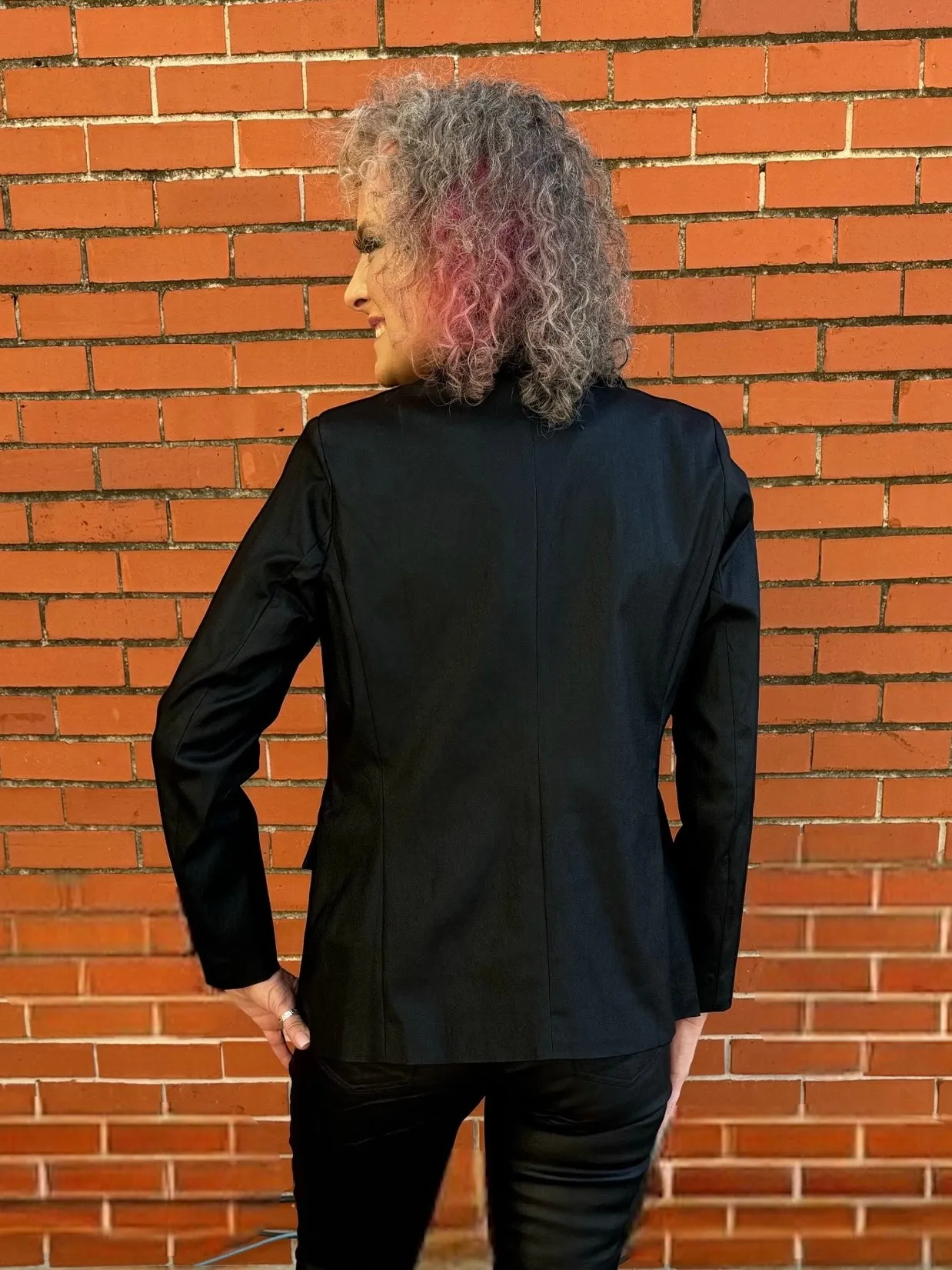 *FINAL SALE* Andrea Metallic Blazer