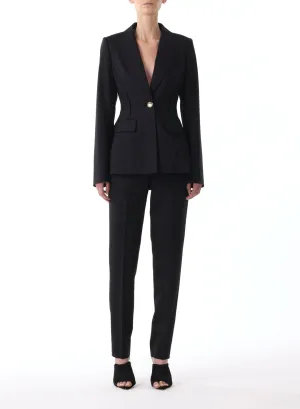 FITTED WOOL BLAZER