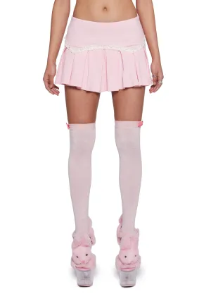 Flirty Confessions Pleated Mini Skirt
