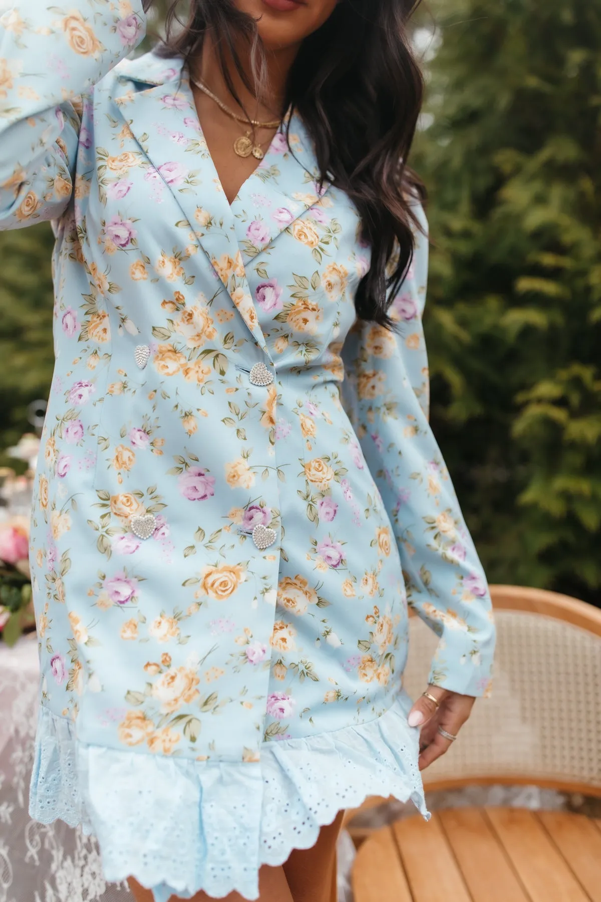 Floral Blazer Dress