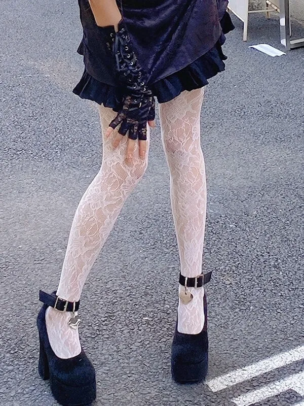 Flower in love tights
