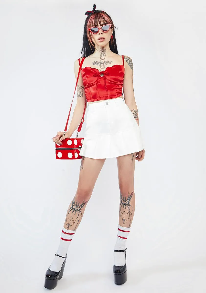 For The Record Denim Skort
