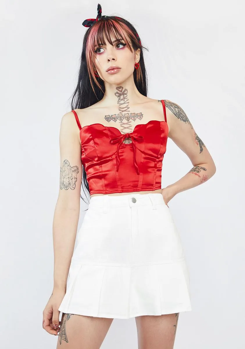 For The Record Denim Skort