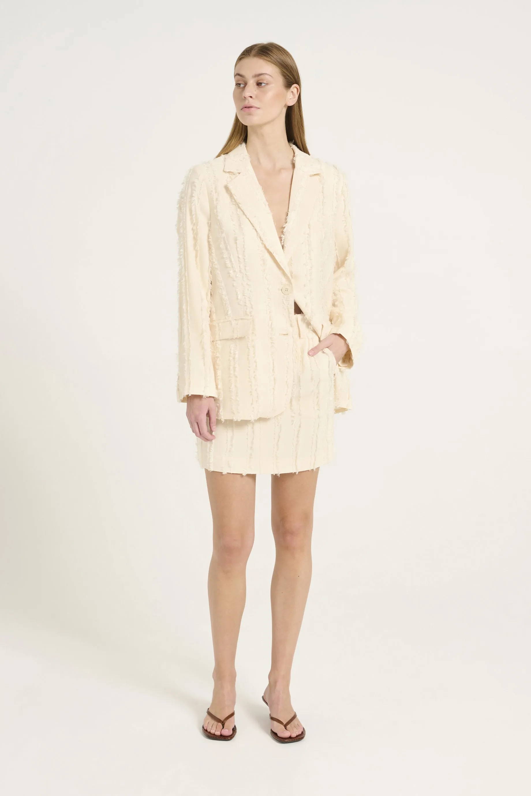 Gestuz RAY BLAZER - Cream