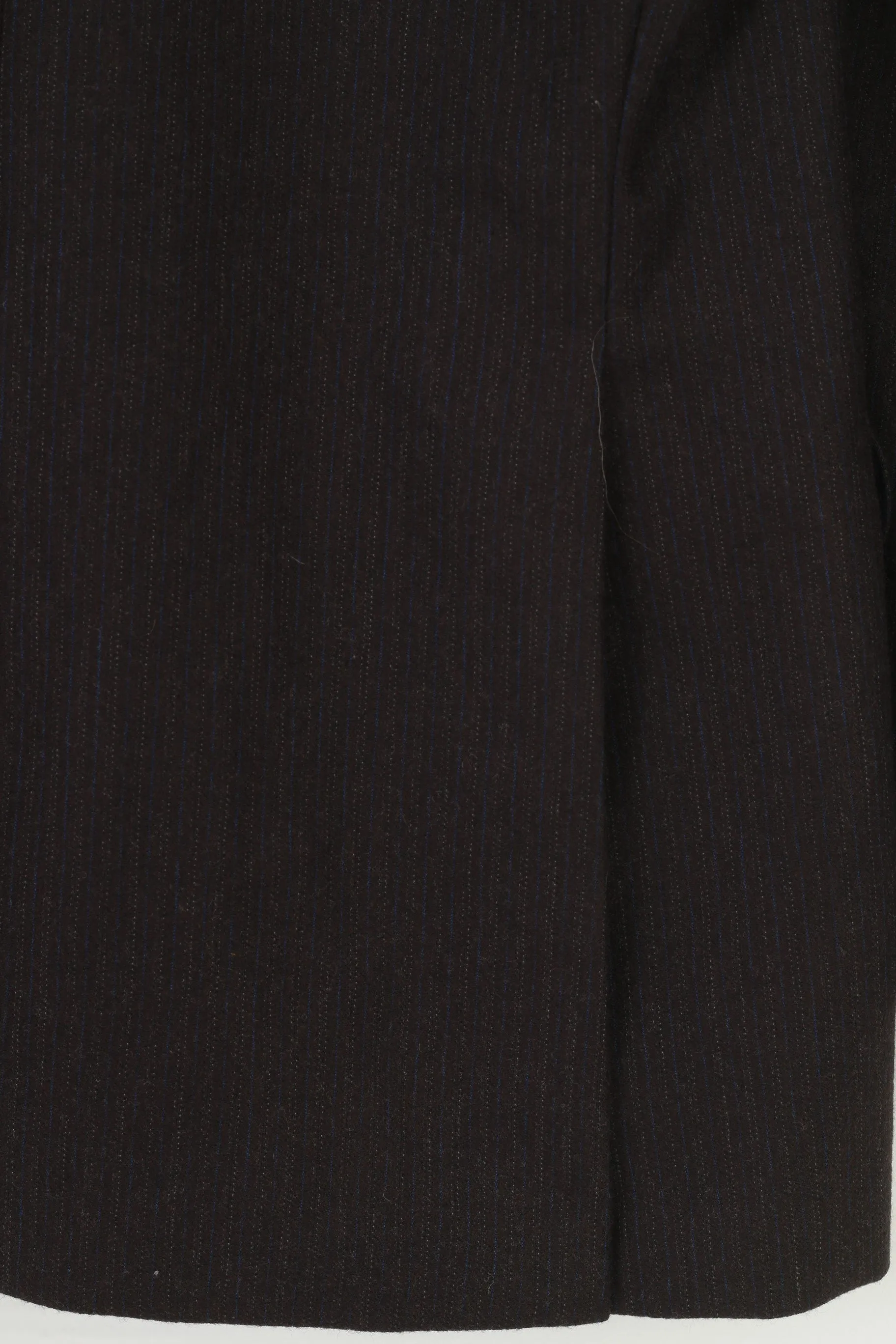 Greitt Jeunesse Men 44 54 Blazer Vintage Wool Dark Brown Striped Single Breasted Top