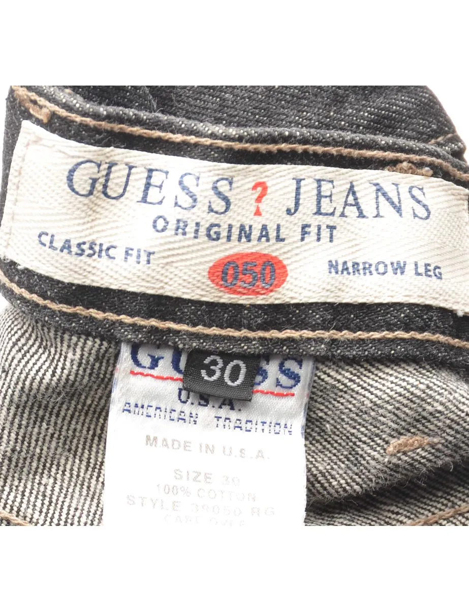 Guess Black Tapered Jeans - W28 L29