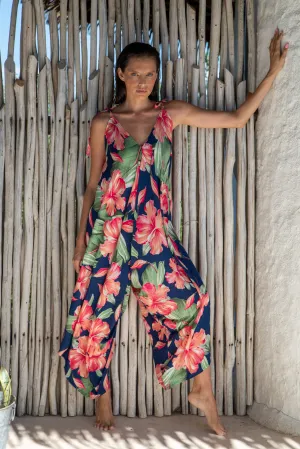 Gypsy Jumpsuit in Premium St Barts Navy