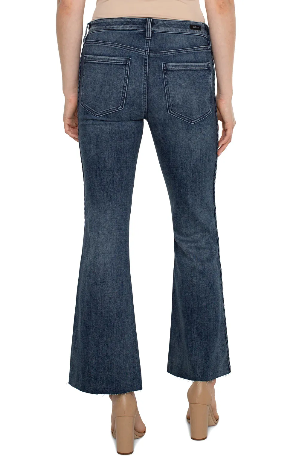 Hannah Cropped Flare - Braided Hem